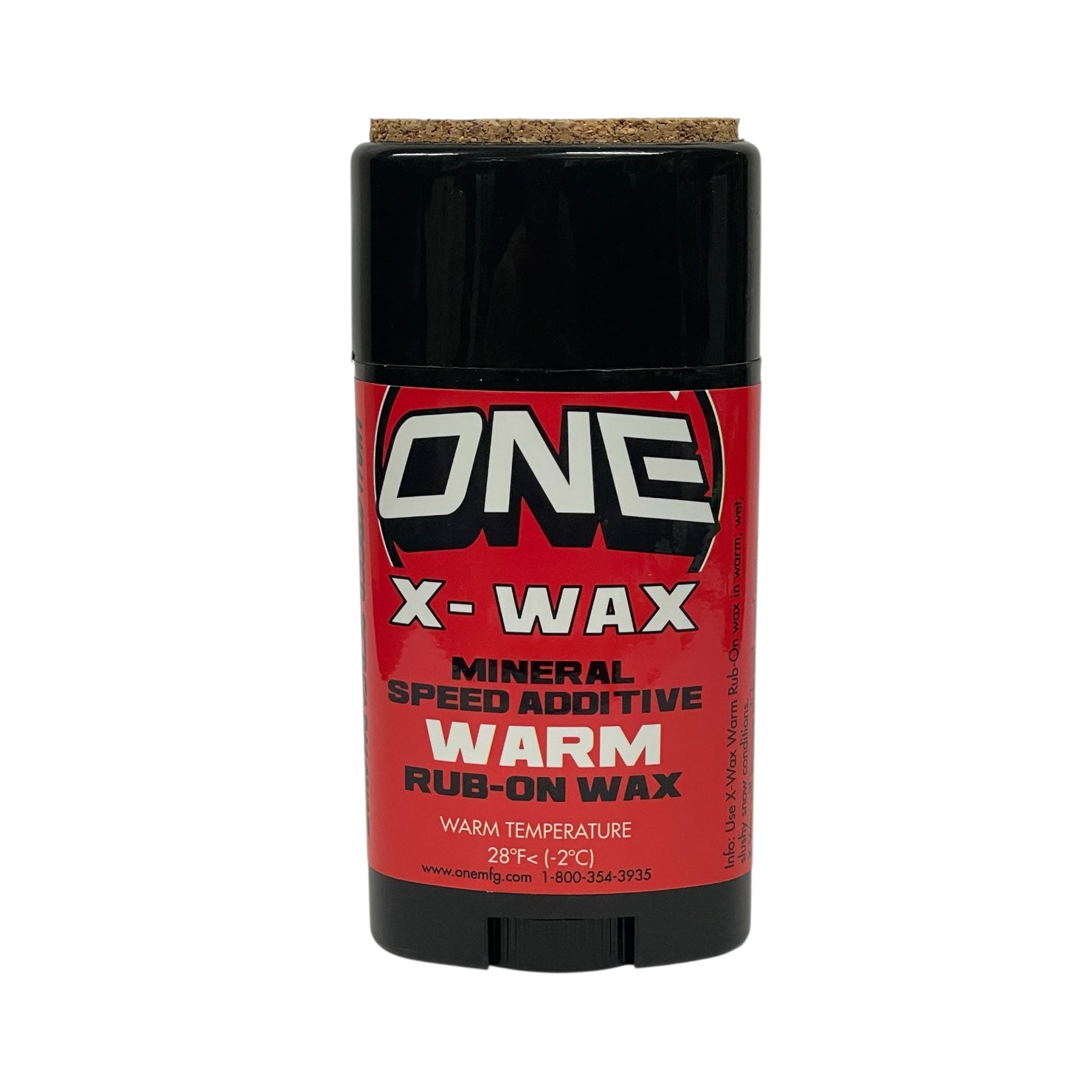 X-Wax Rub-on / Twist-Up Racing Performance Snowboard/Ski Wax Universal Conditions / Warm/ Cold 50g Mineral Speed Additives Speed