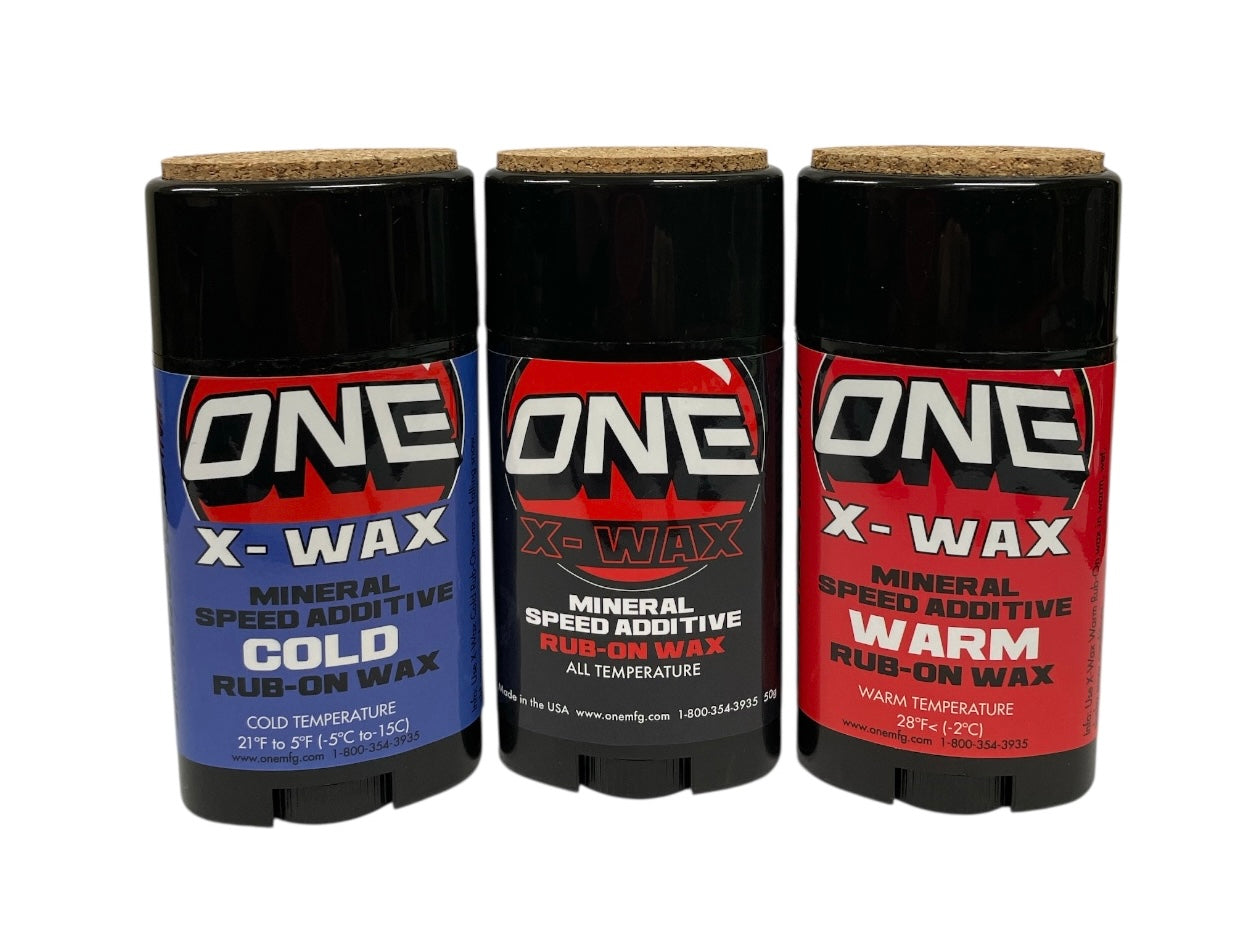 X-Wax Rub-on / Twist-Up Racing Performance Snowboard/Ski Wax  Universal Conditions / Warm/ Cold 50g Mineral Speed Additives Speed