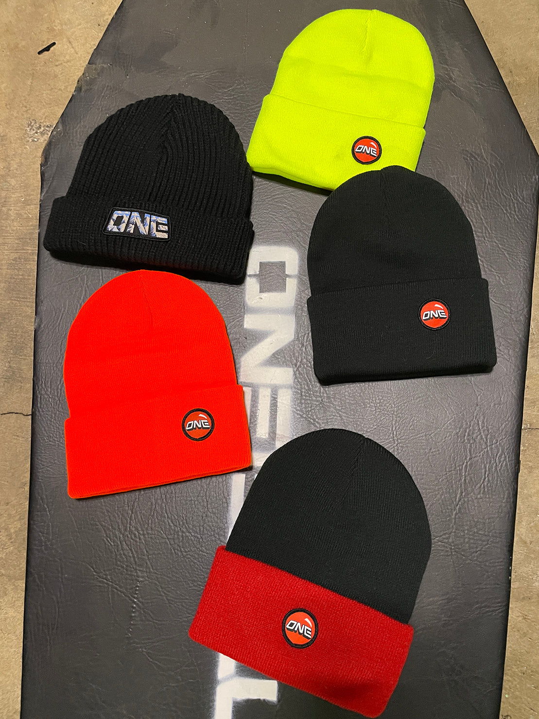 ONE MFG Yellow Beanie / (Pow Hunter) Limited Run