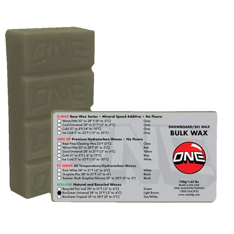 Eco Leaf Bulk 100% Recycled Snowboard/Ski Wax