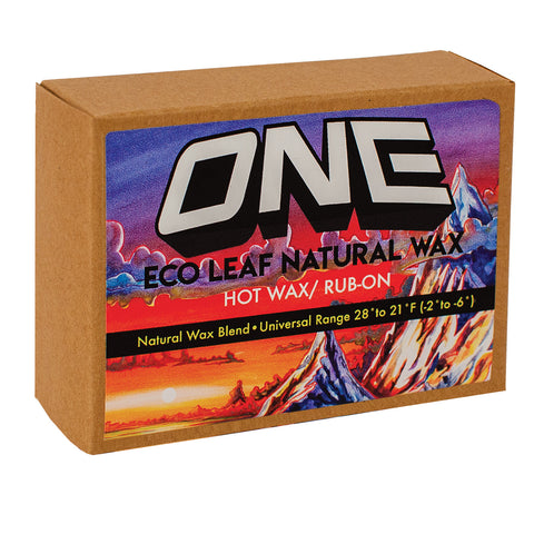 Eco Leaf Natural 100g All Temperature Snowboard / Ski Wax