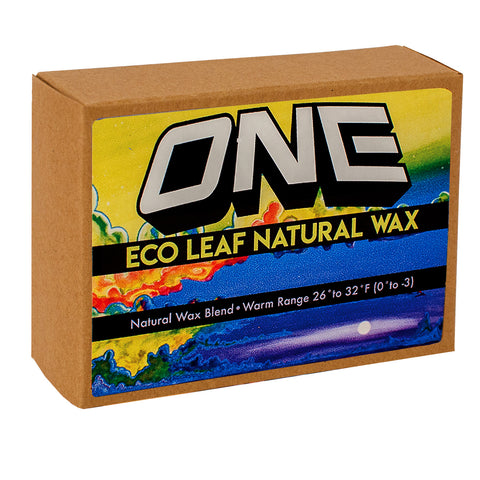 Eco Leaf Natural 100g Tropical Warm Temperature Snowboard/Ski Wax