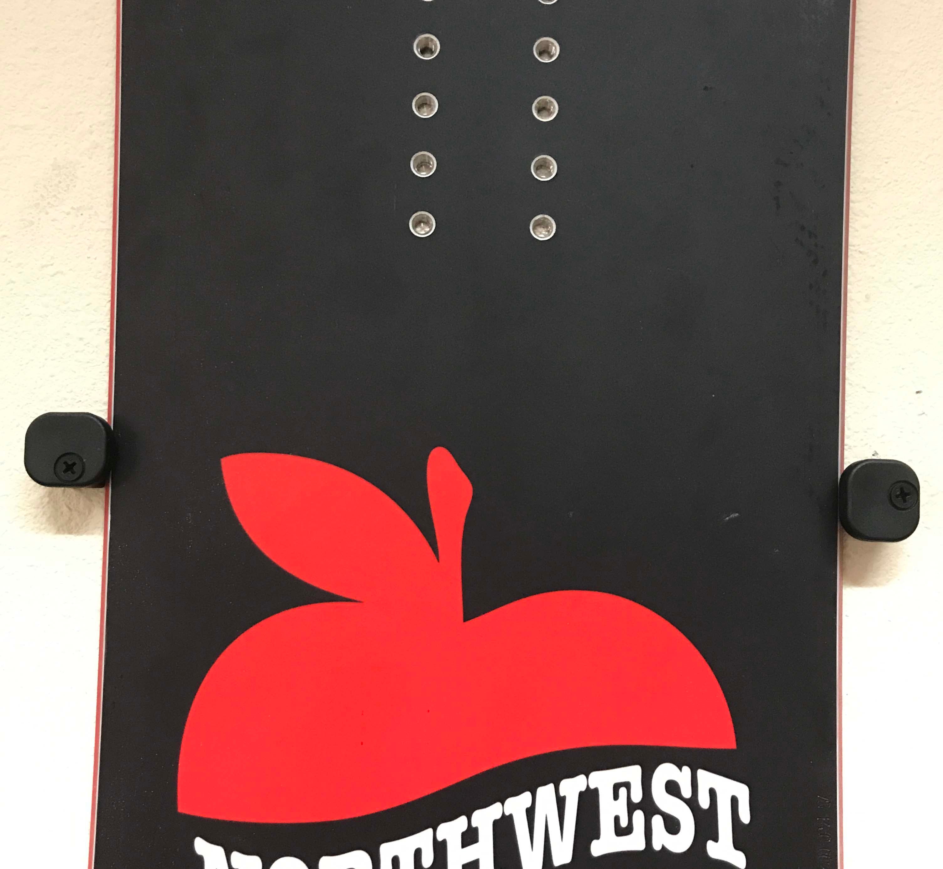 Snowboard Offset Mounts Wall Hanging System - One Mfg - Oneball Snowboard Accessories