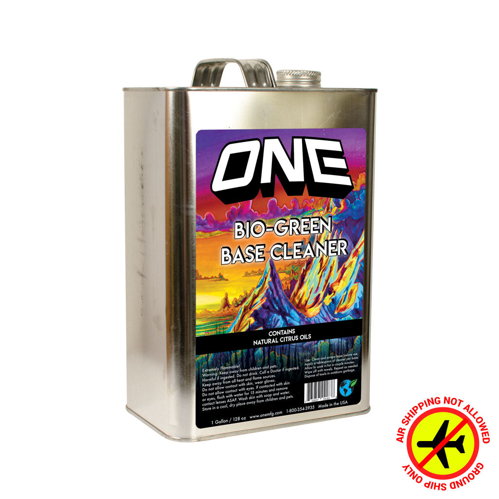 1 gallon Bio-green Snowboard Base Cleaner - One Mfg - Oneball Snowboard Tuning Tools
