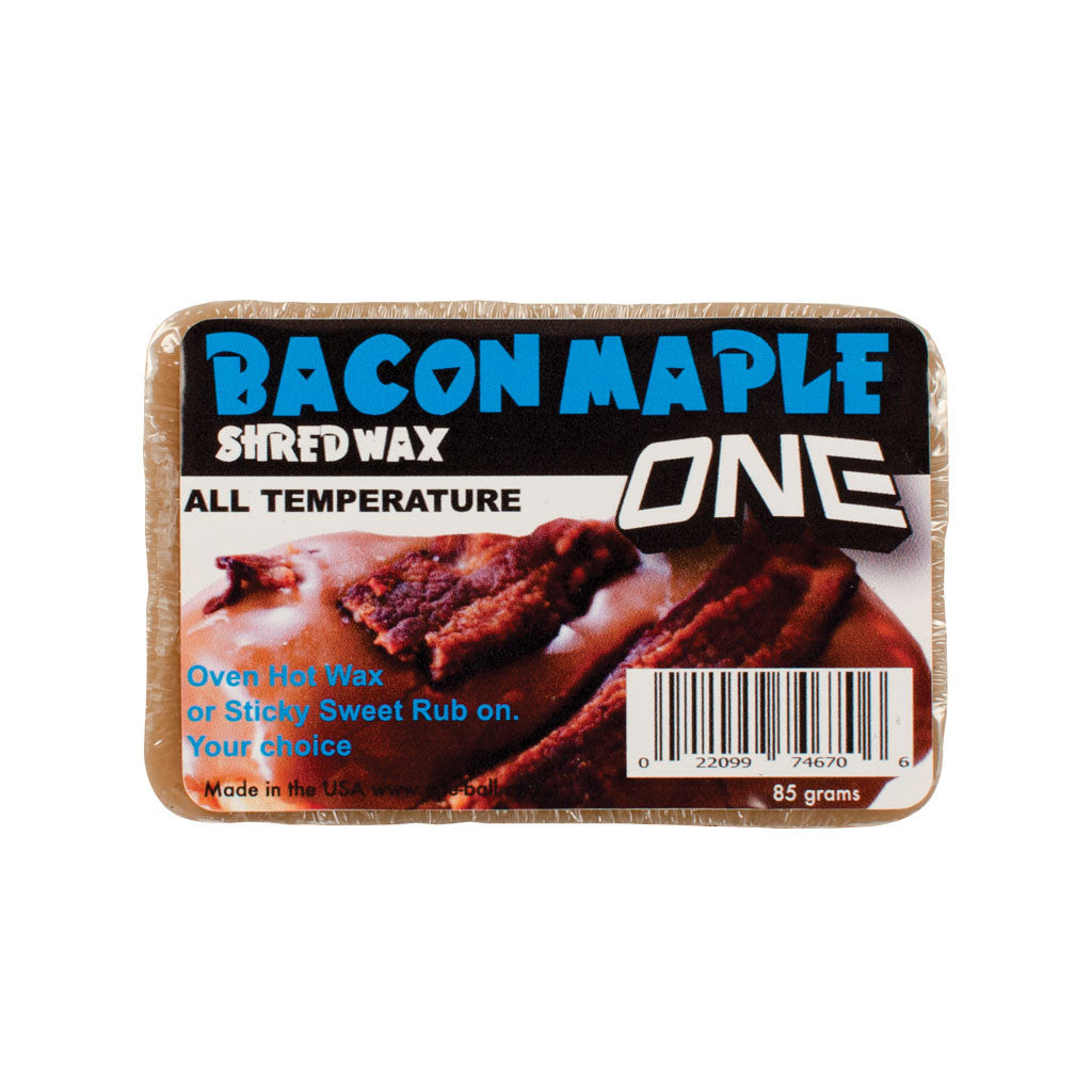 Maple Bacon Bar Snowboard / Ski Wax - Smells like a maple bacon donut!