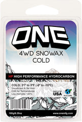 4WD Wax™ 3-Pack 180g. x 3 Assorted Temperature Cool/Universal-Cold-Warm Pack Snowboard/Ski Wax 540g/19.05oz