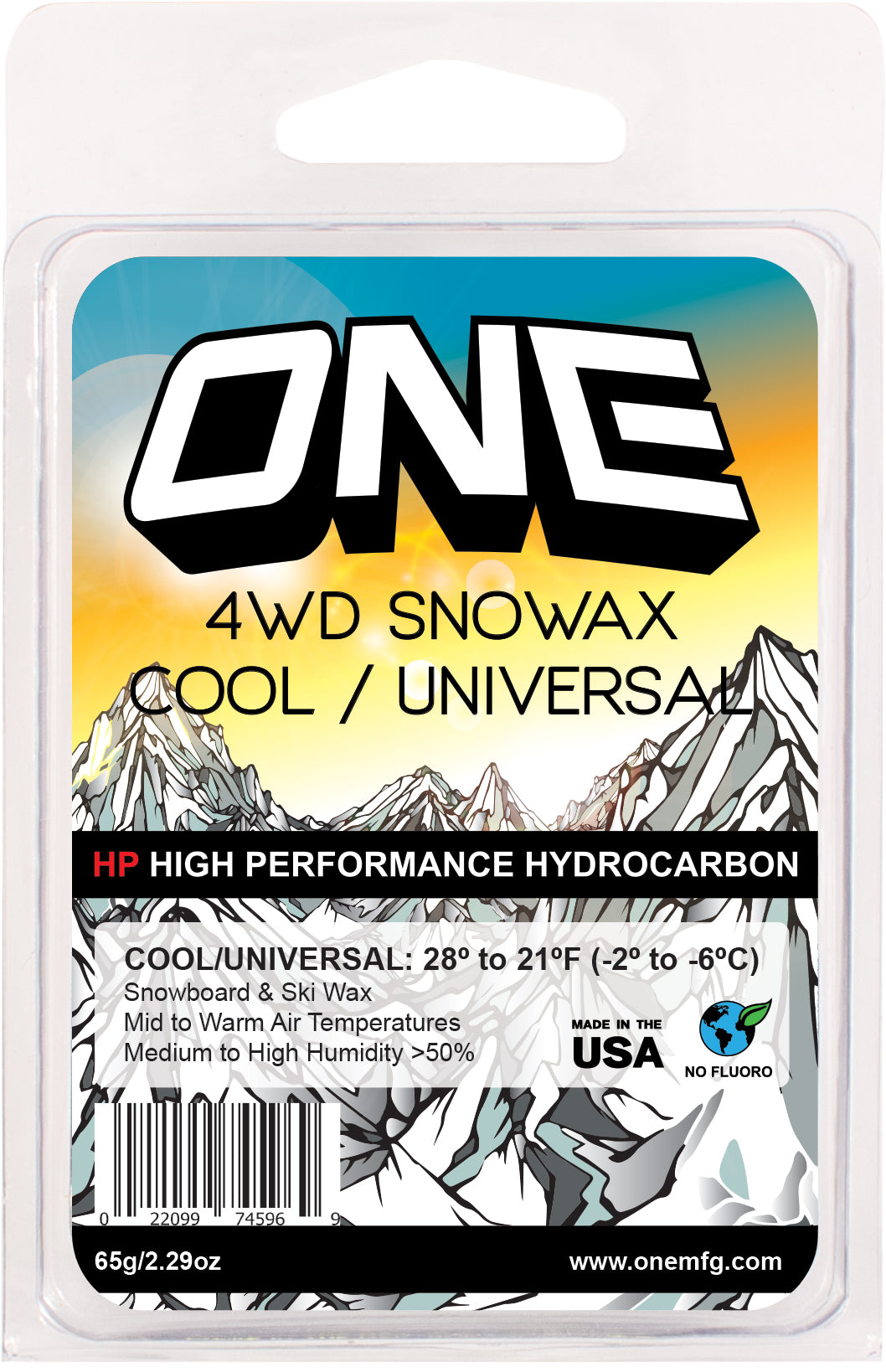 4WD Wax™ Cool/Universal 750g./ 1.65lbs. Bulk Bar