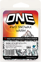 4WD Wax™ 3-Pack 180g. x 3 Assorted Temperature Cool/Universal-Cold-Warm Pack Snowboard/Ski Wax 540g/19.05oz