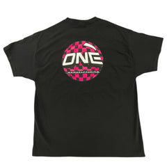 ONE Manufacturing Pink Checkers Graphic T-Shirt