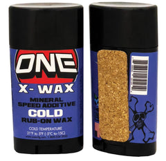 X-Wax Rub-on / Twist-Up RACING WAX Snowboard/Ski Wax  ALL TEMP / WARM / COLD 50g  With Mineral Speed Additives