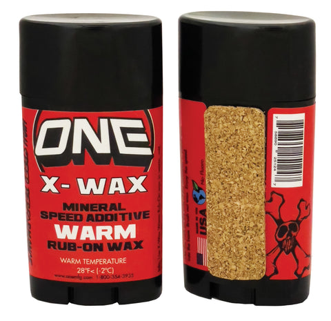 X-Wax Rub-on / Twist-Up RACING WAX Snowboard/Ski Wax  ALL TEMP / WARM / COLD 50g  With Mineral Speed Additives