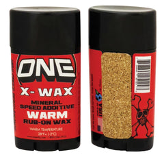 X-Wax Rub-on / Twist-Up RACING WAX Snowboard/Ski Wax  ALL TEMP / WARM / COLD 50g  With Mineral Speed Additives