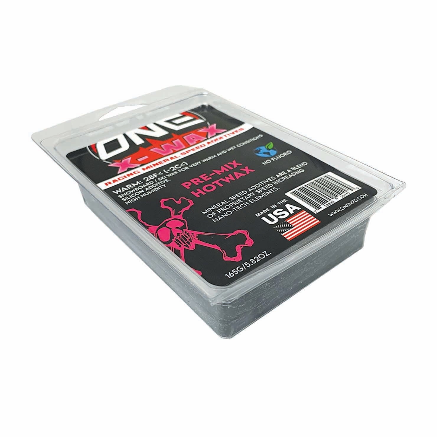 One Mfg One Mfg X-Wax 165 PRE-MIX Snowboard Wax, Ski Wax - Racing Wax- Four ...