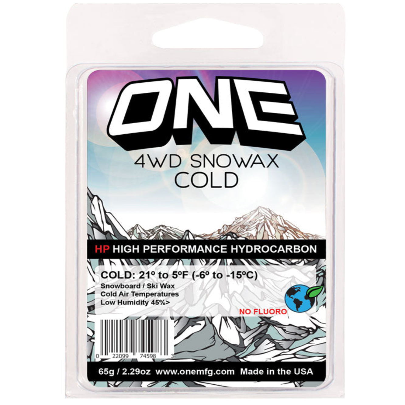 4WD Mini 65g Cold Snowboard Wax / Ski Wax