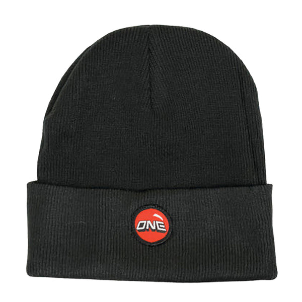 Mountain ONE Logo Snowboard Beanie Black – ONE MFG Store