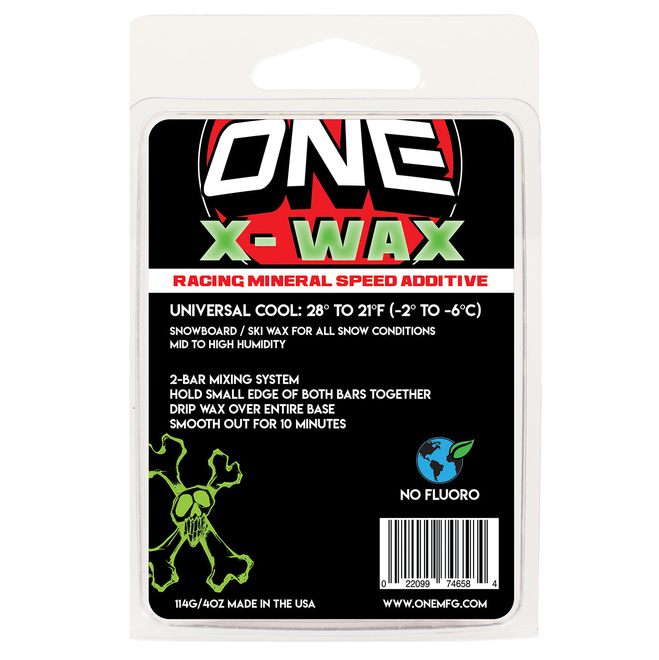 X-Wax Cool Snowboard / Ski Wax 114g