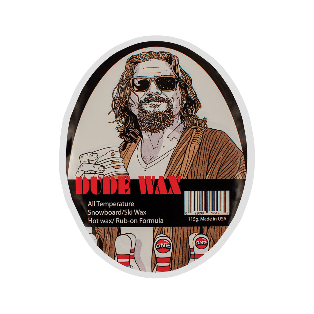 The Dude Snowboard Wax - Oneball Snowboard Accessories – ONE MFG Store